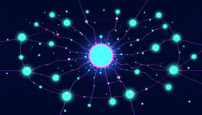 Free Glowing Network Hub Image - Cyberpunk, Network, Digital | Download ...
