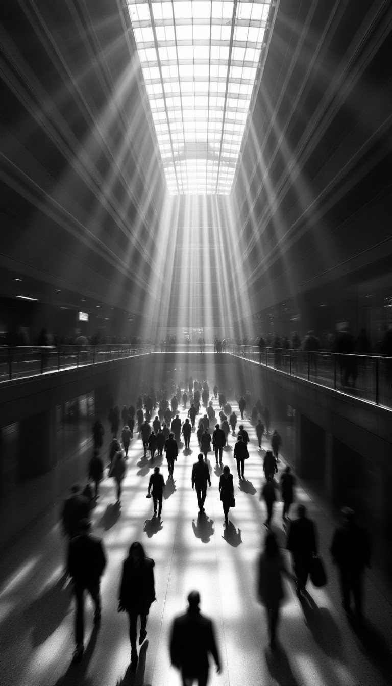 Light Guide Effect Free Light Guides Movement Image - Architecture, Sunbeams, Commuters ...