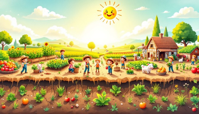 Free Joyful Farm Life Image - Farm, Agriculture, Harvest | Download at ...