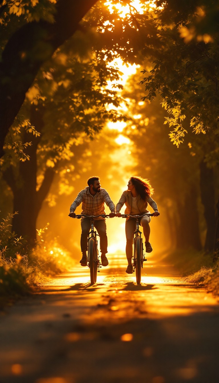 Free Golden Forest Ride Image - Cycling, Forest, Golden | Download at ...