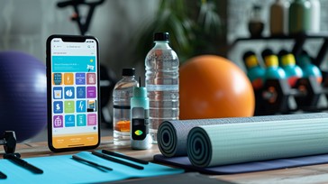 Free Fitness Tech Setup Image - Fitness, Technology, Smartphone ...