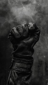 洋楽 Clenched Fist L.B. / Violent Fantasy... Download Gritty Clenched Fist Image - Strength, Determination