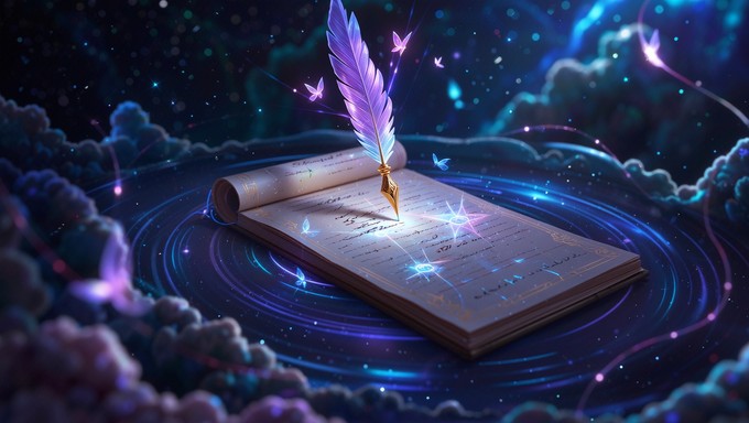 Writing Magic Image Free Cosmic Writing Magic Image - Magic, Fantasy, Cosmic | Download at ...