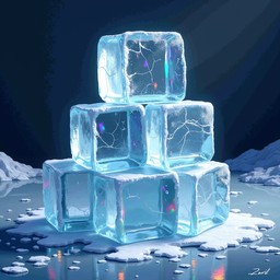 Free Frozen Pixel Tower Image - Ice, Pixel, Tower | Download at StockCake