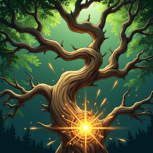 Free Enchanted Tree Illustration Image - Enchanted, Tree, Illustration ...