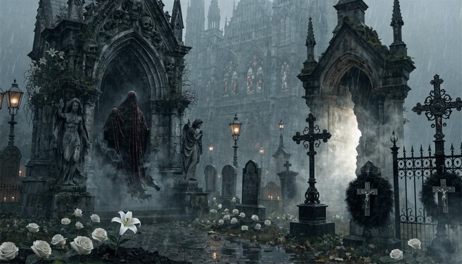 Free Gothic Burial Scene Image - Victorian, Gothic, Cemetery | Download ...