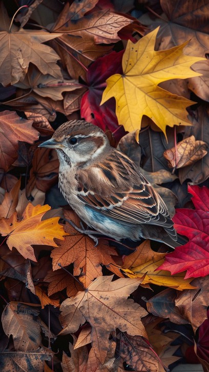 Fall Bird Patterns Free Autumn Bird Camouflage Image | Download at StockCake