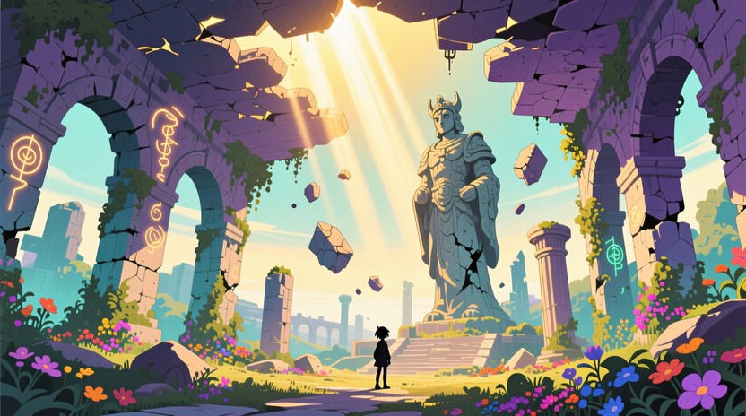 Jungle Rocks Anime Free Mystical Jungle Ruins Image - Jungle, Ruins, Anime | Download at ...