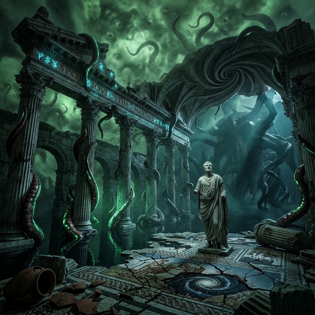 Free Ancient Roman Horror Image - Horror, Tentacles, Ruins | Download ...