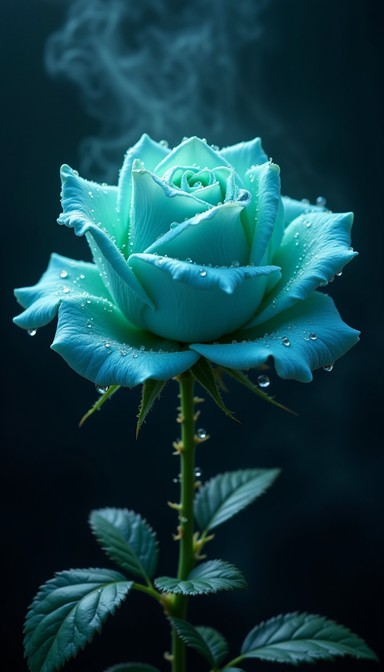 Turquoise Blue Roses Images Free Ethereal Turquoise Rose Image - Turquoise, Rose, Flower | Download ...
