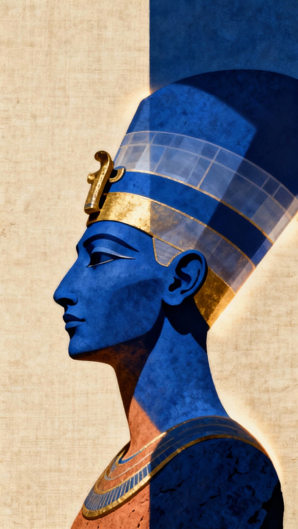 Free Ancient Blue Silhouette Image - Egyptian, Pharaonic, Profile ...