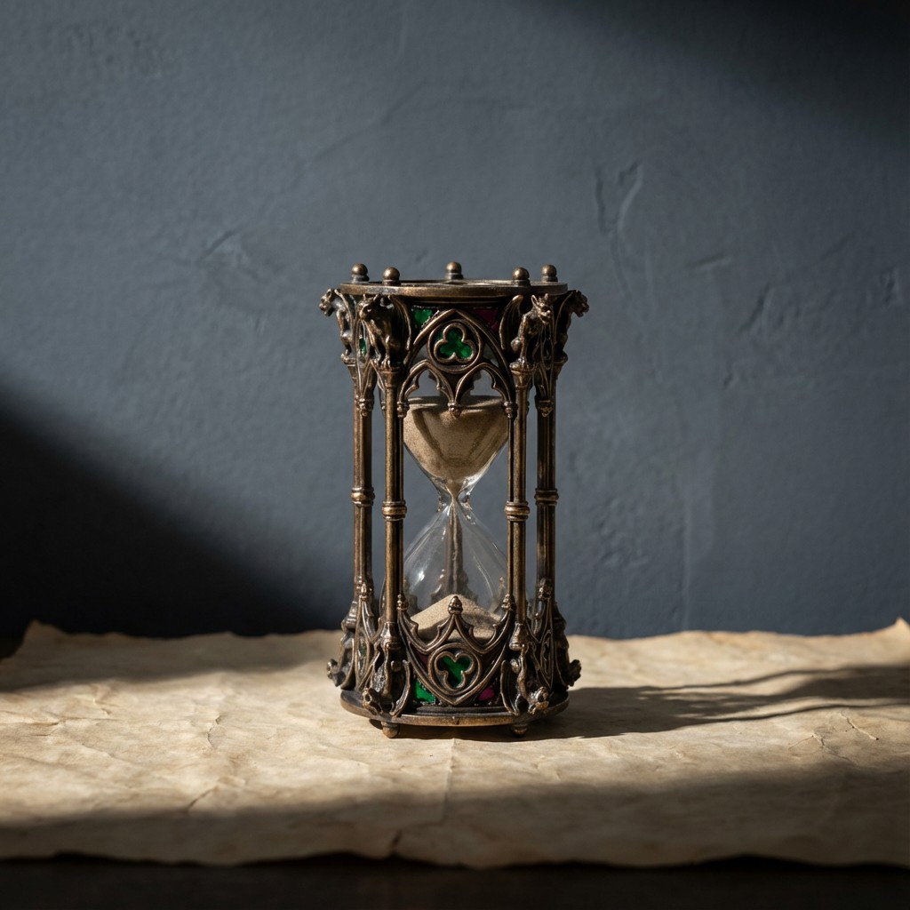 Timer Design Goth Free Gothic Bronze Timer Image - Hourglass, Timer, Gothic | Download at ...