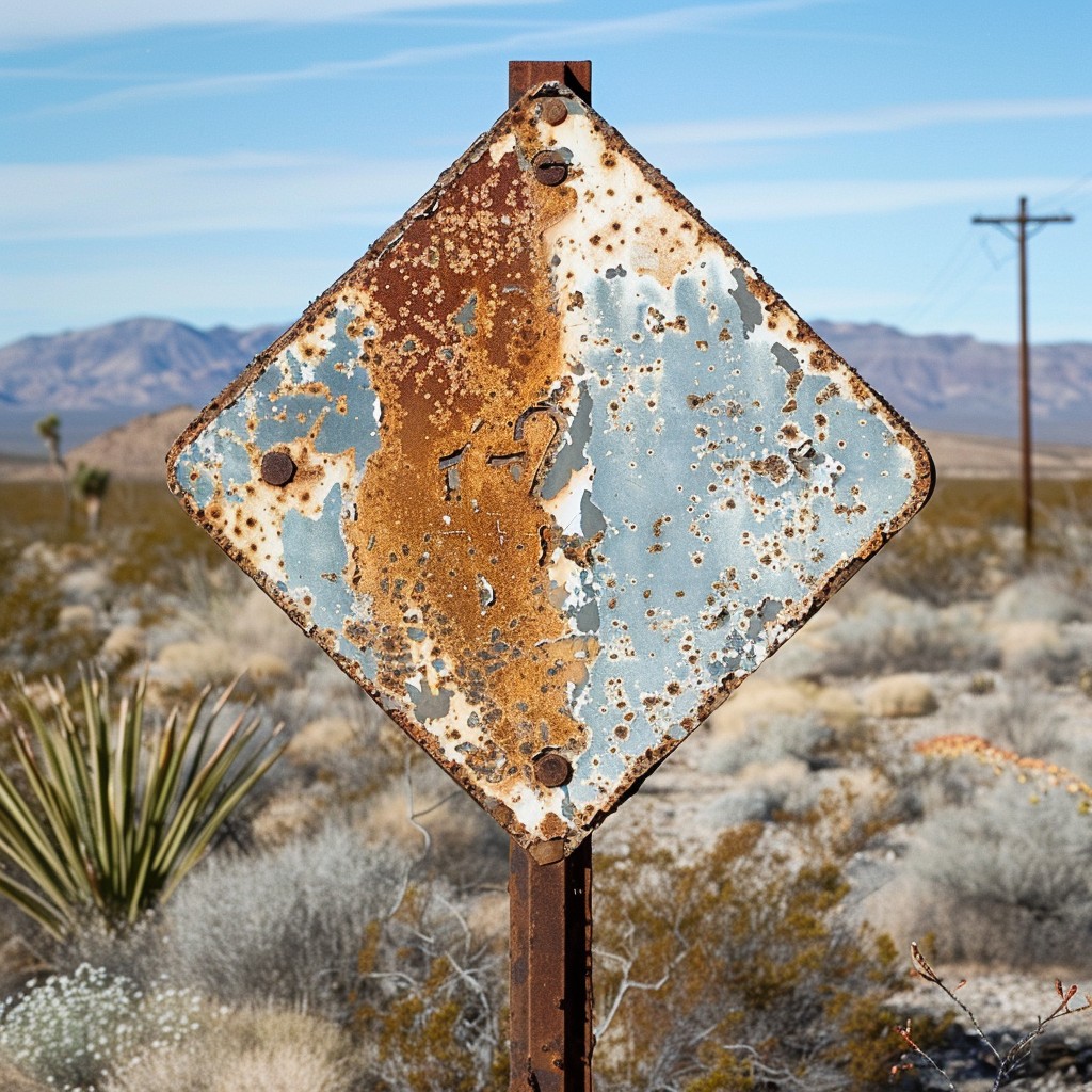 Free Weathered Desert Sign Image - Desert, Rust, Sign | Download at ...