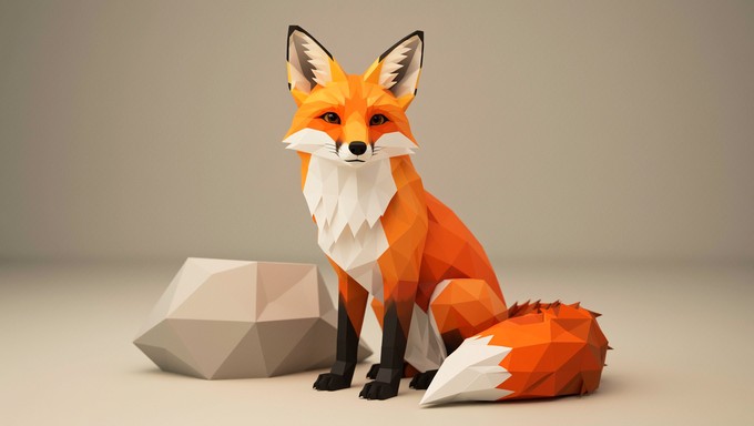 Free Low-Poly Fox Jump Image - Fox, Geometric, Lowpoly | Download at ...
