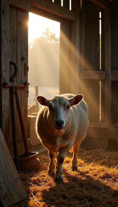 Rustic Cow Barn Free Rustic Holstein Portrait Image - Cow, Holstein, Barn | Download at ...
