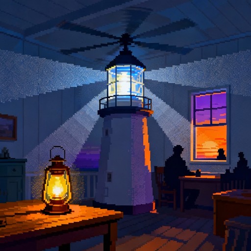 Free Beacon At Dusk Image - Lighthouse, Tower, Pixel | Download at ...