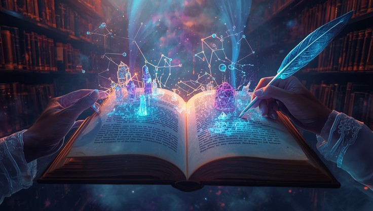 Writing Magic Image Free Cosmic Writing Magic Image - Magic, Book, Cosmic | Download at ...