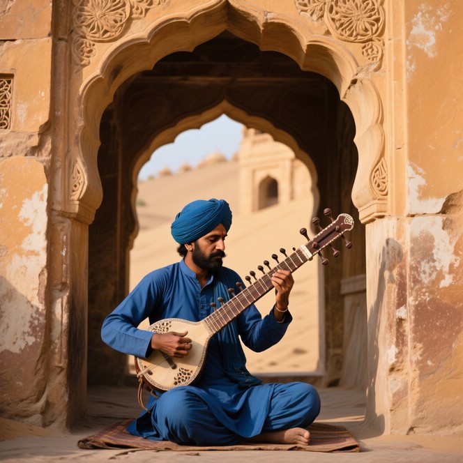 Free Melodious Fort Echoes Photo - Musician, Sitar, Fort | Download at ...