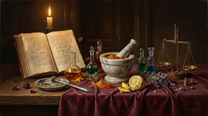 Free Historic Apothecary Workspace Image - Apothecary, Pharmacy ...