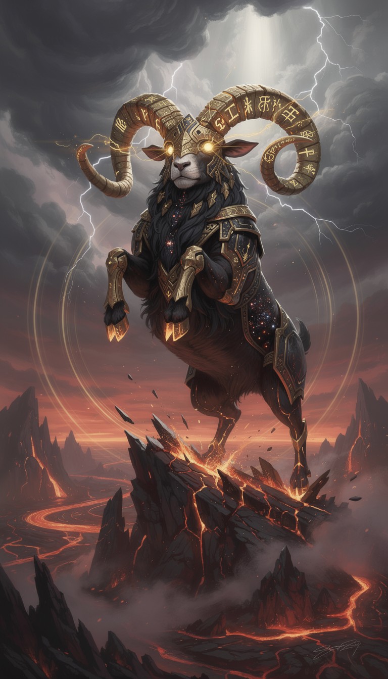 Free Divine Ram Rises Image - Ram, Mythological, Fantasy | Download at ...