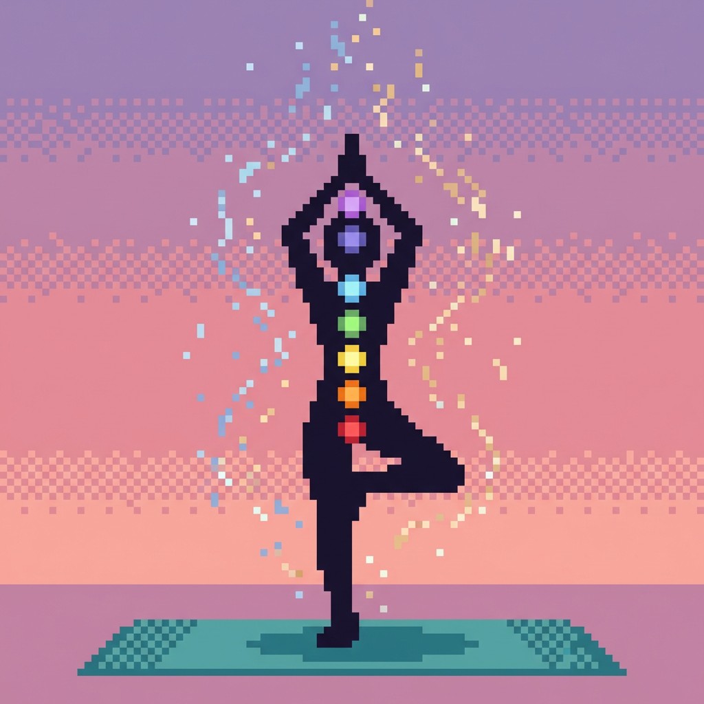Free Pixel Yoga Balance Image - Yoga, Meditation, Chakras | Download at ...