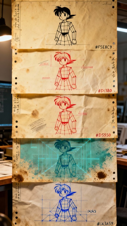 Free Vintage Anime Wireframe Image - Vintage, Anime, Wireframe ...