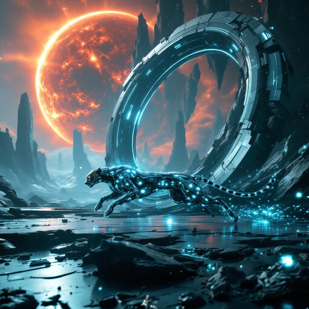 Free Cybernetic Cheetah Racing Image - Cheetah, Cybernetic, Chrome ...