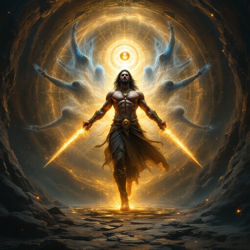 Free Divine Warrior Ascends Image - Warrior, Mystical, Divine ...