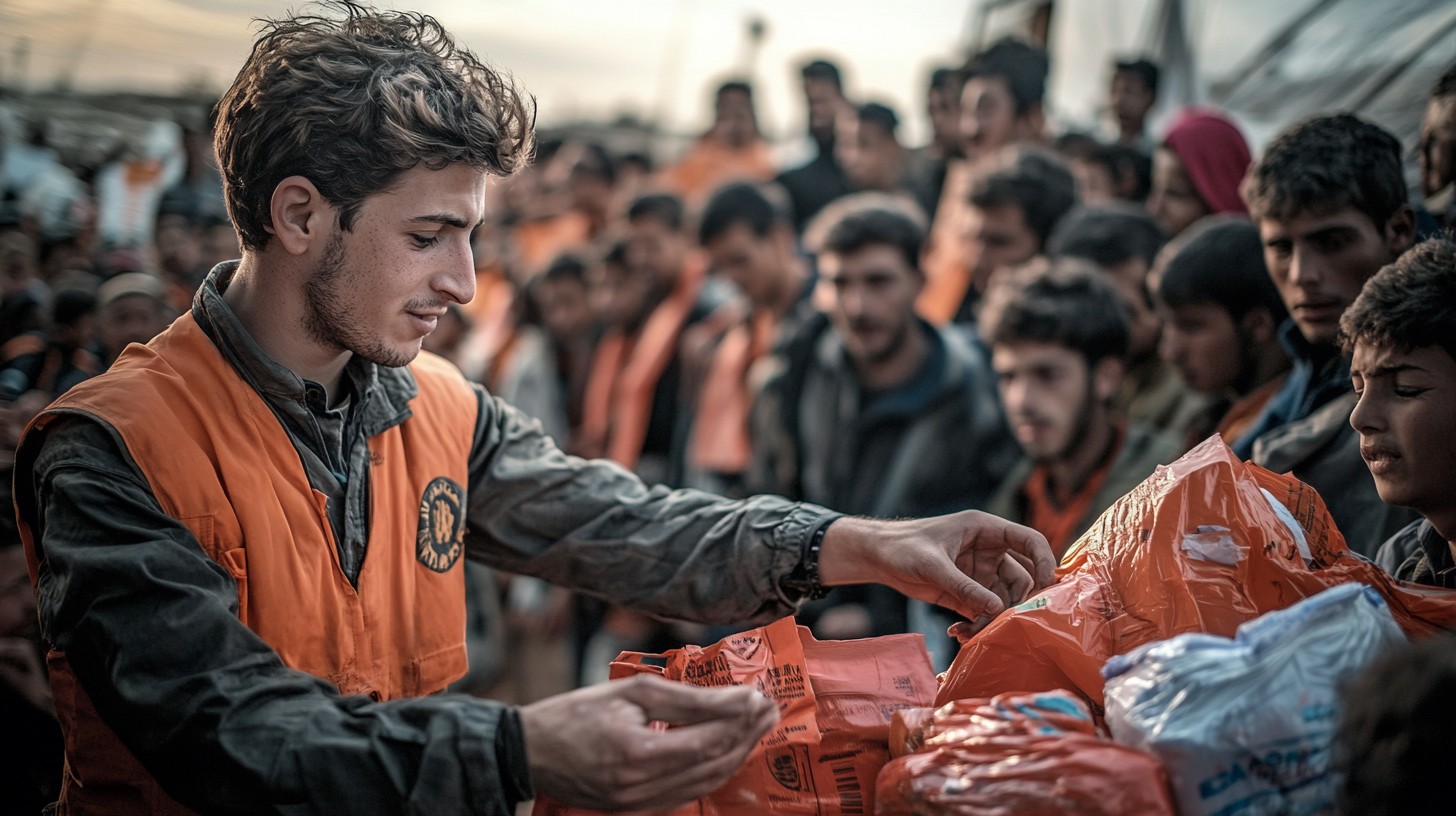 Free Aid distribution moment Image - Volunteer, Aid, Distribution ...