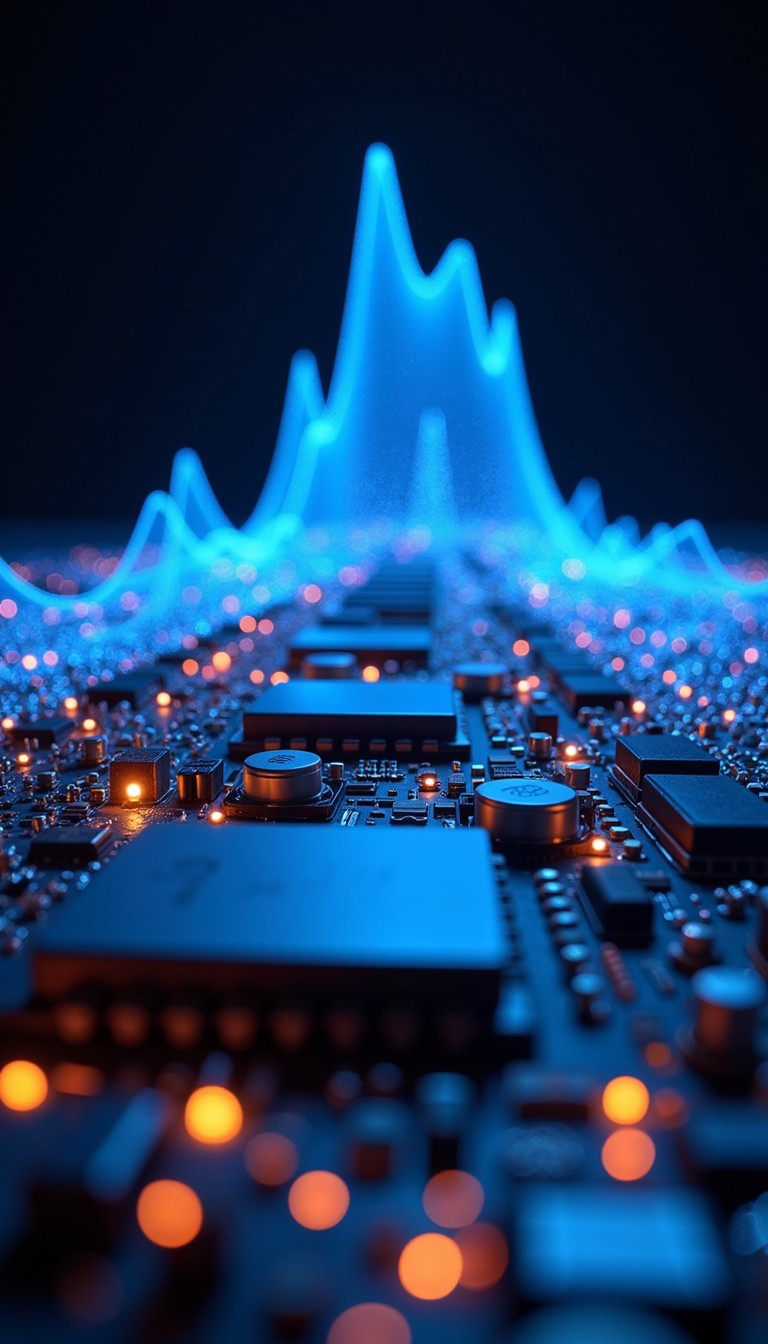 Free Digital Wave Rising Image - Technology, Circuit, Digital ...