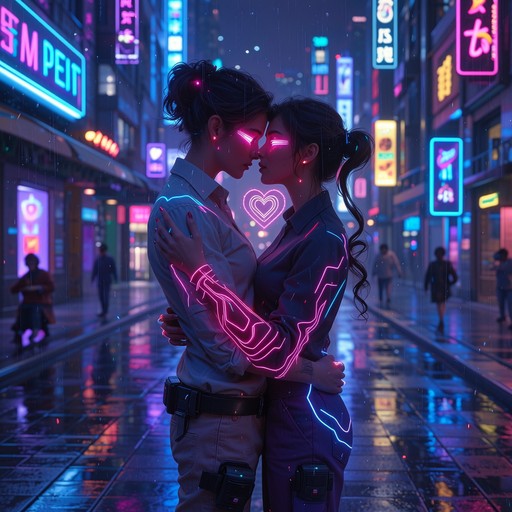 Free Cyberpunk Love Story Image - Cyberpunk, Romance, Couple | Download ...
