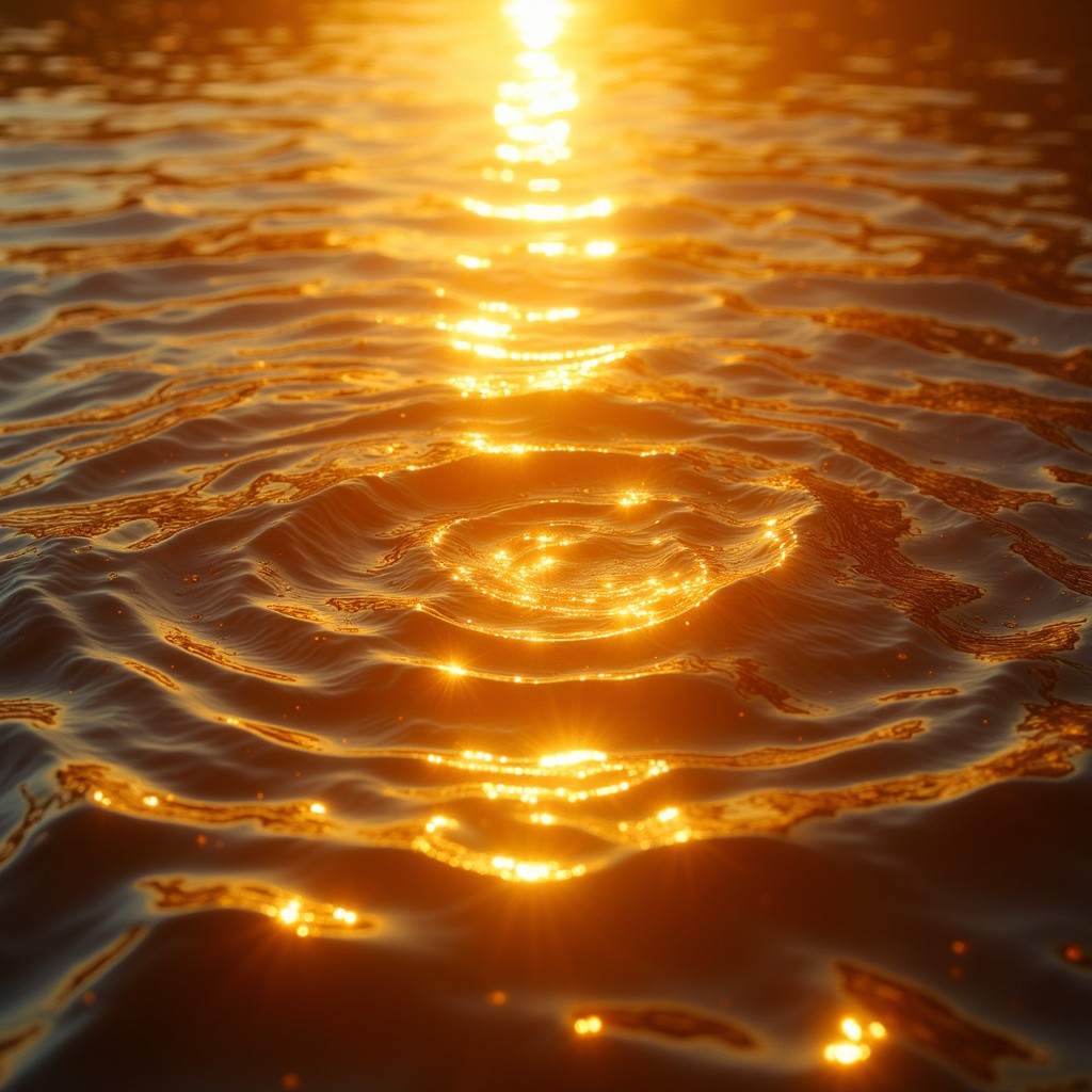 Water Gold Ripple Background Free Golden Water Ripples Image - Sunset, Ripples, Water | Download at ...
