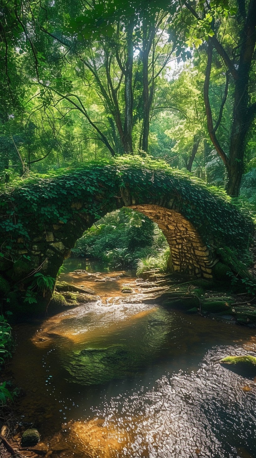 Free Enchanted Stone Arch Image - Stone, Arch, Forest | Download at ...