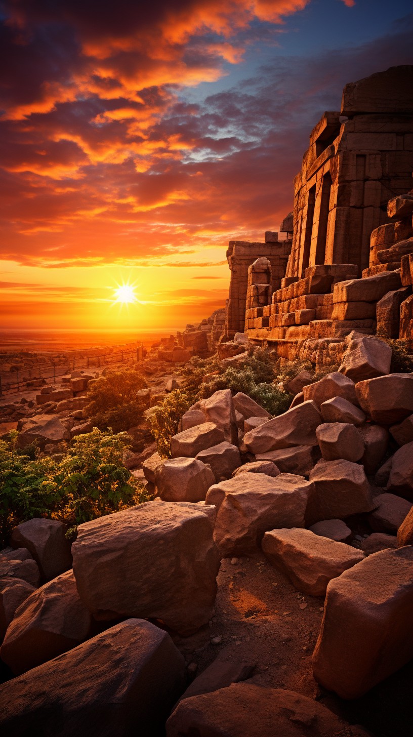 Free Ancient Sunset Ruins Image - Sunset, Ruins, Ancient | Download at ...