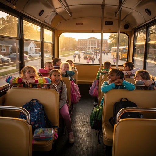 Free Sunrise Bus Ride Image - Children, School, Bus | Download at StockCake