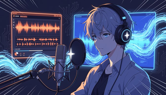 Download Anime Streaming Setup Image - Anime, Streaming, Headphones ...