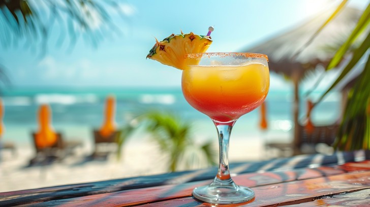 Free Tropical Beach Drink Image - Tropical, Beach, Sunny | Download at ...