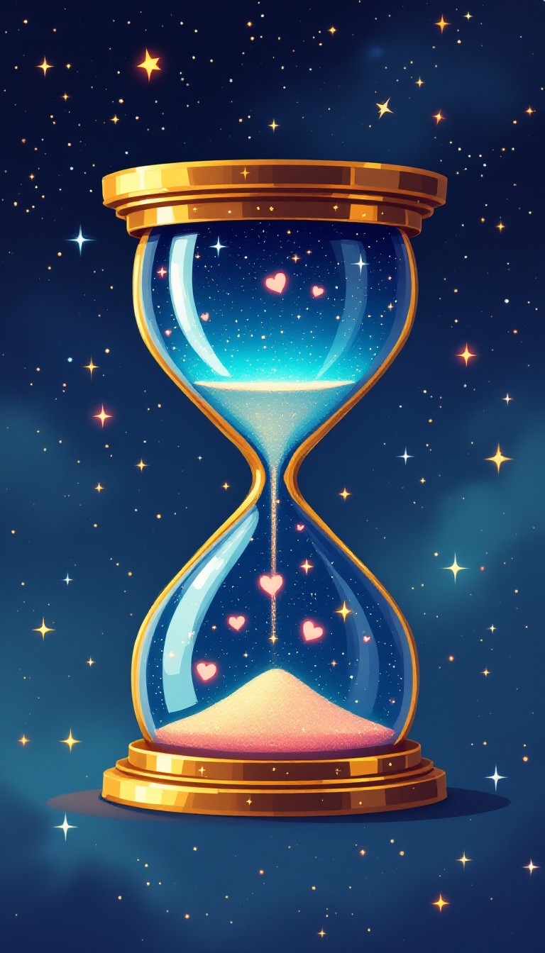 Free Cosmic Love Timer Image - Hourglass, Cosmic, Hearts | Download at ...