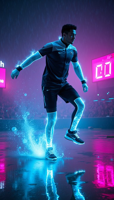 Free Digital Sports Evolution Image - Cyberpunk, Athlete, Futuristic ...