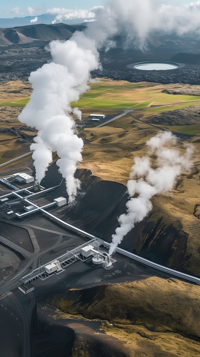 Free Geothermal Power Emission Image - Geothermal, Aerial, Power ...