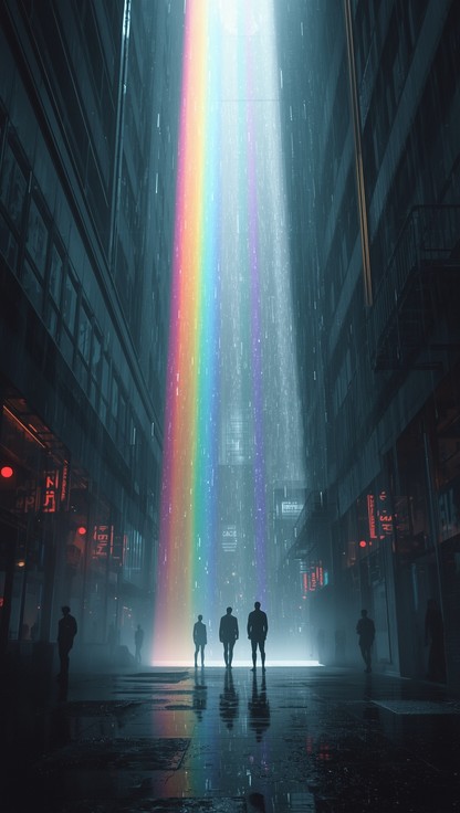 Free Rainbow Cyberpunk Beam Image - Rainbow, Cyberpunk, Beam | Download ...