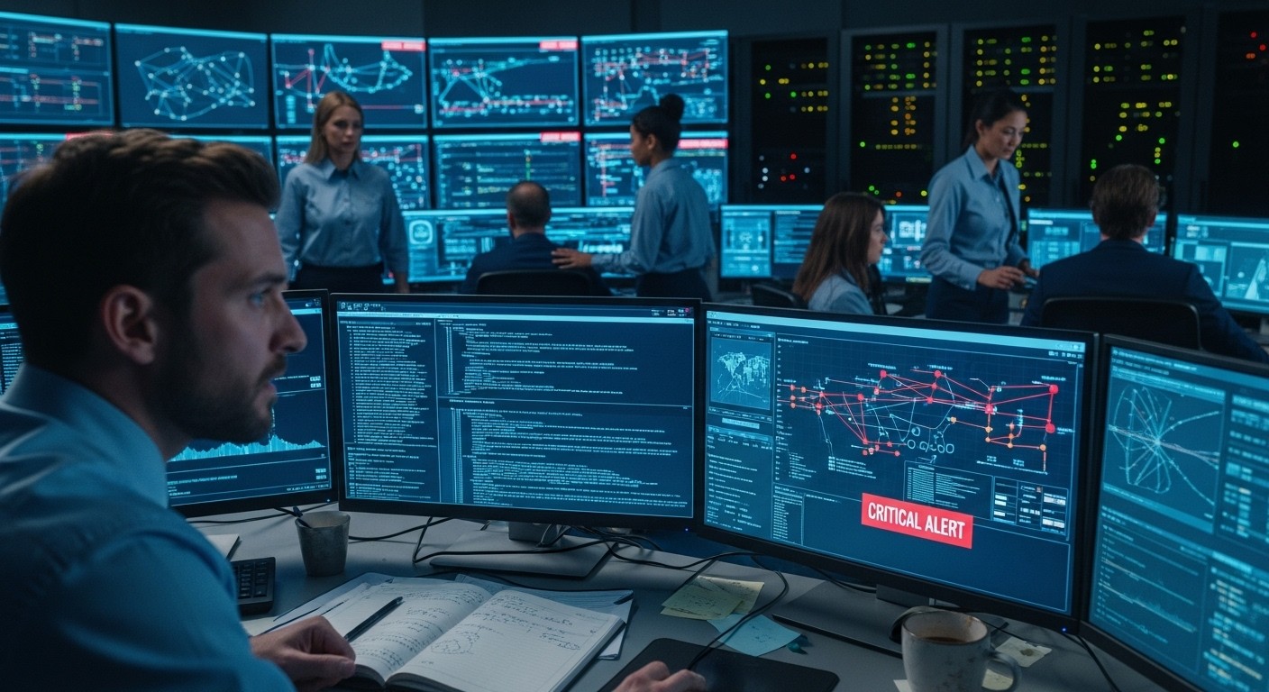Free Cybersecurity command center Image - Cybersecurity, Monitors ...