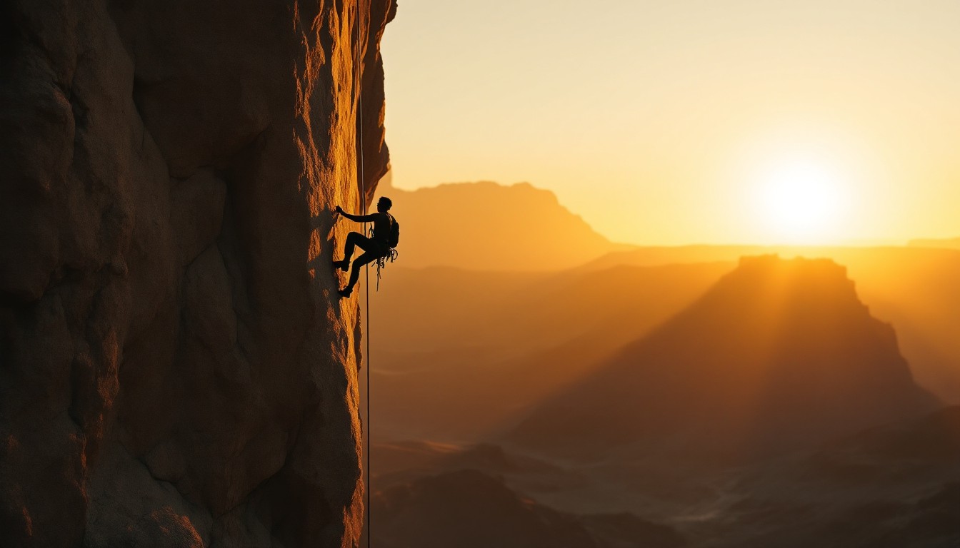 Free Sunset Mountain Climber Image - Climbing, Sunset, Adventure ...