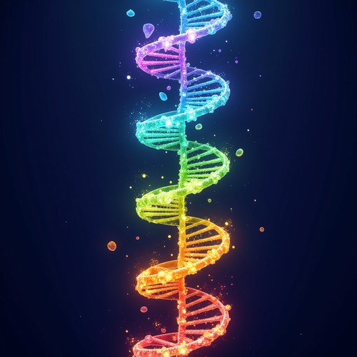 Free Luminous DNA Spiral Image - Dna, Helix, Spiral | Download at StockCake