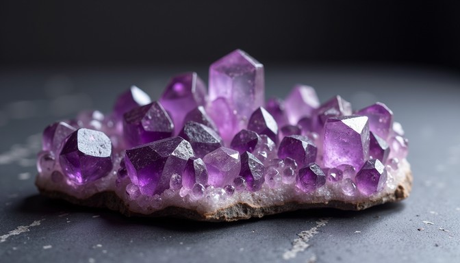 Clustrer Structure Download Glowing amethyst cluster Image - Amethyst, Crystal, Purple ...
