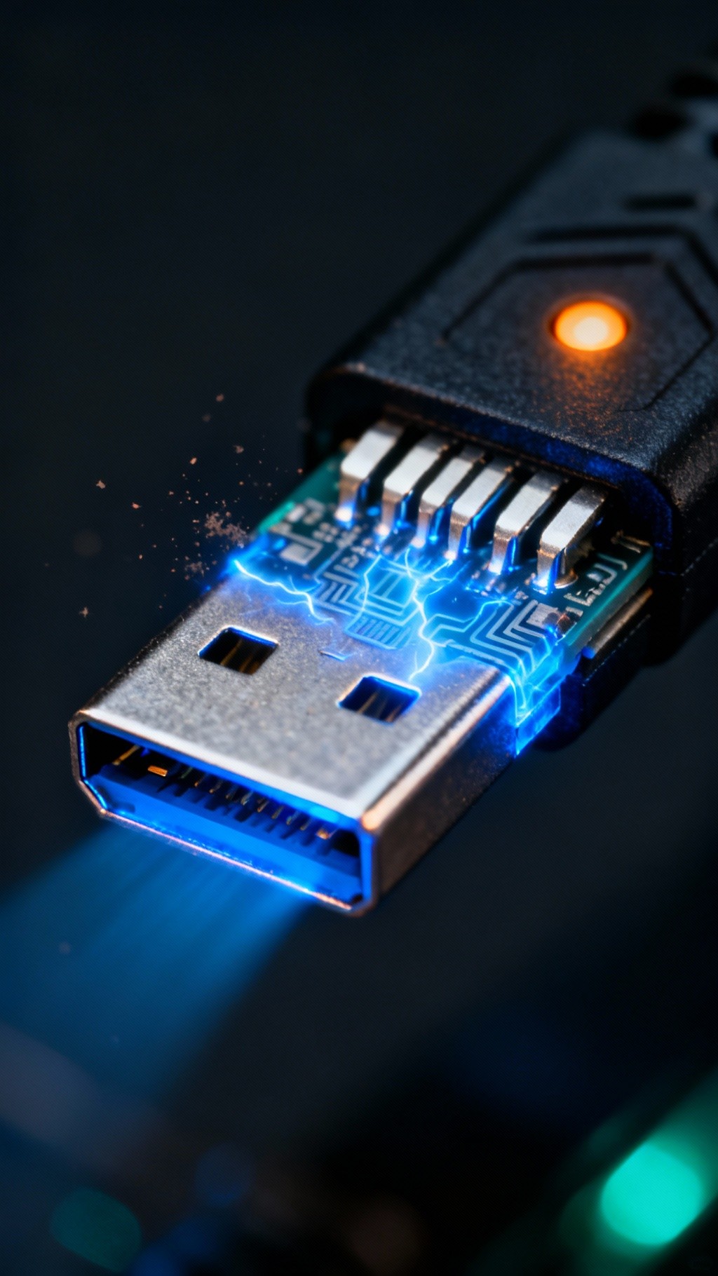 Useb Connection Free Glowing USB Connection Photo - Usb, Technology, Connector ...