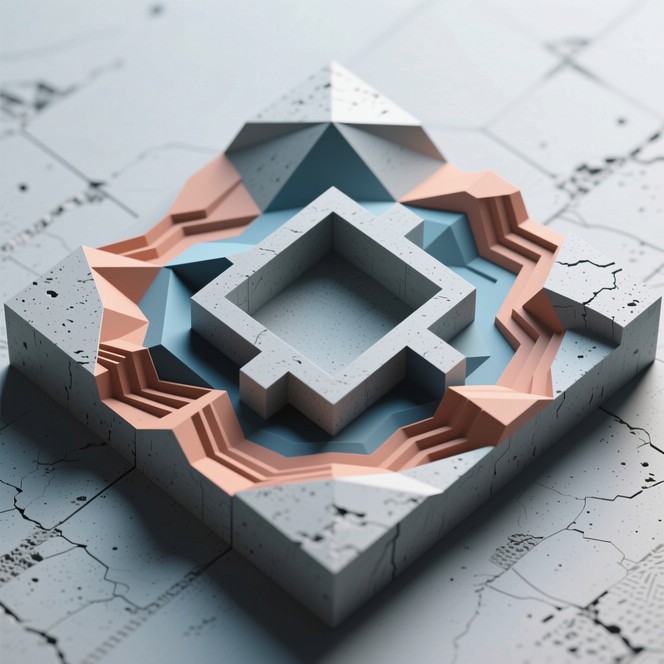 Free Angular Relief Composition Photo - Geometric, Architecture, Relief ...