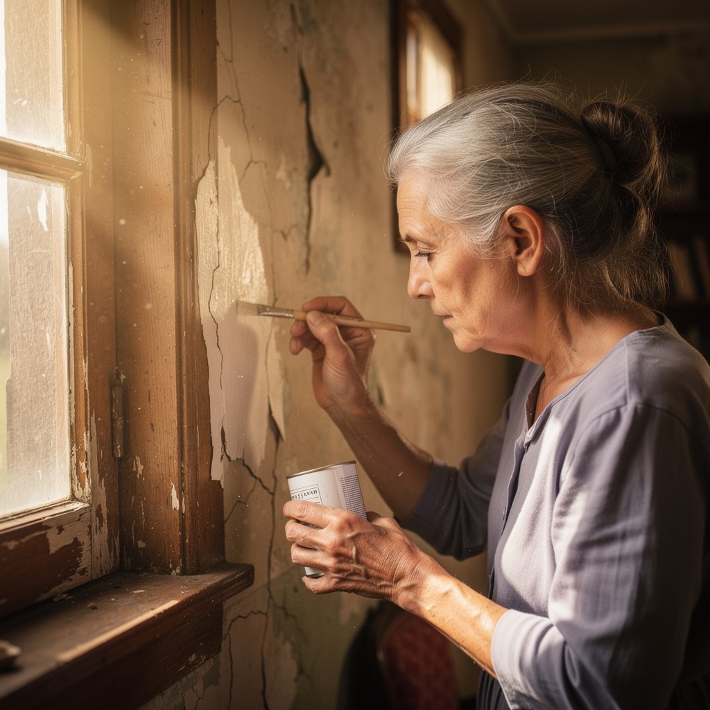 Restoring Old Textured Walls In Apartments photo