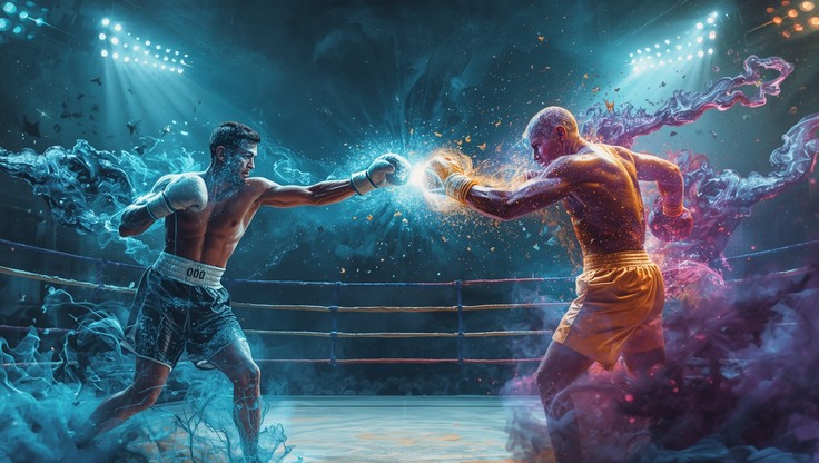 Free Cosmic Boxing Battle Image - Boxing, Cosmic, Surreal | Download at ...