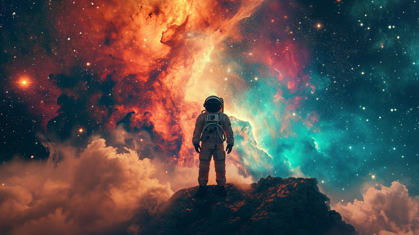 Free Cosmic Solitude Contemplation Image - Space, Astronaut, Cosmos ...